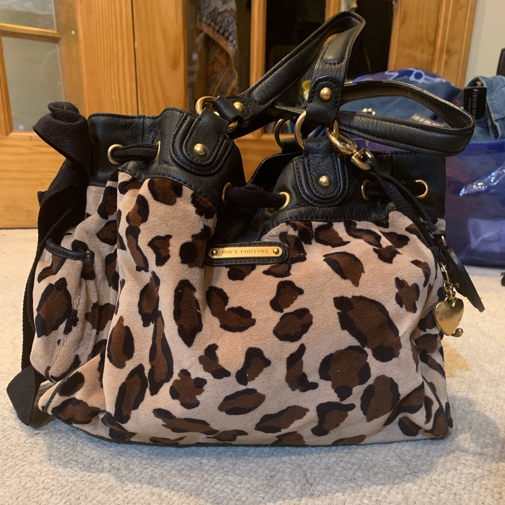 Juicy Couture Leopard Daydreamer Handbag Purse